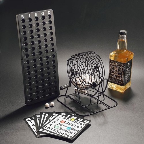 Gold bingo cage balls - gold,