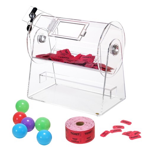 Vevor acrylic raffle drum - raffle,