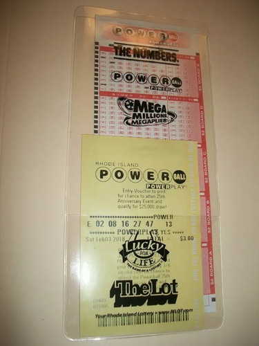 Lottery ticket holder - lottery,