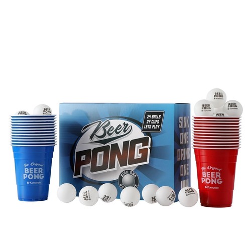 Beer pong set pcs - 48, adult