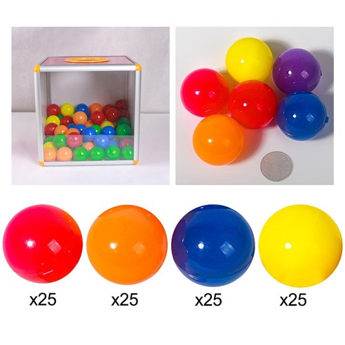 Pieces bingo ball raffle - 25,