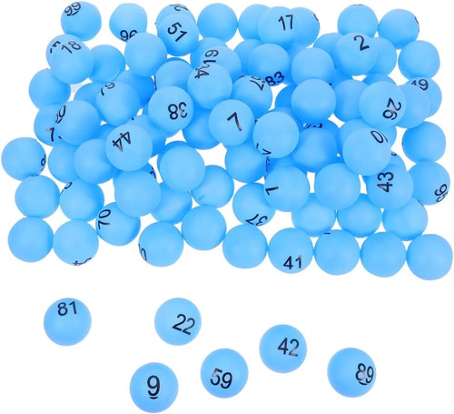 100pcs numbered balls - 100pcs, 1-100