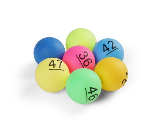 Numbered ping pong table - numbered,