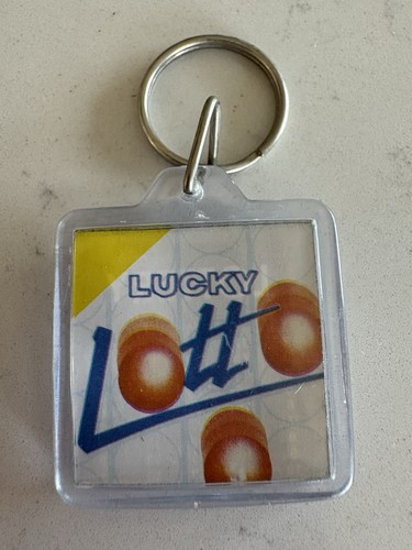 Vintage lucky lotto keyring - lucky,